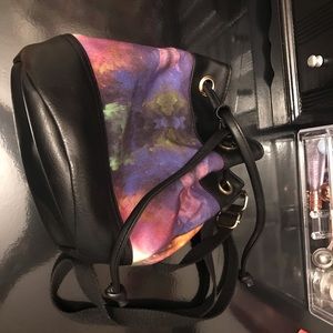 Body rage drawstring crossbody hot topic brand galaxy
